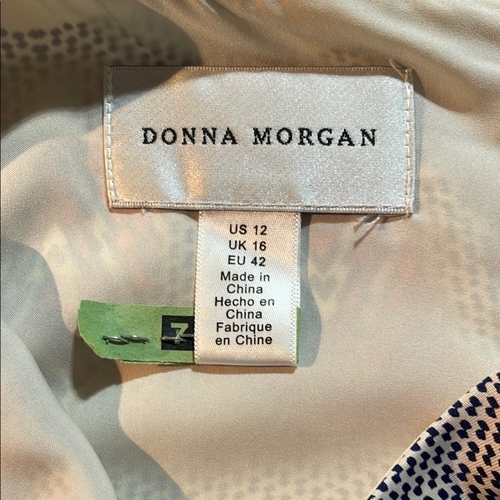 Donna Morgan Sleeveless Midi Sundress Sze 12 - Picture 13 of 16